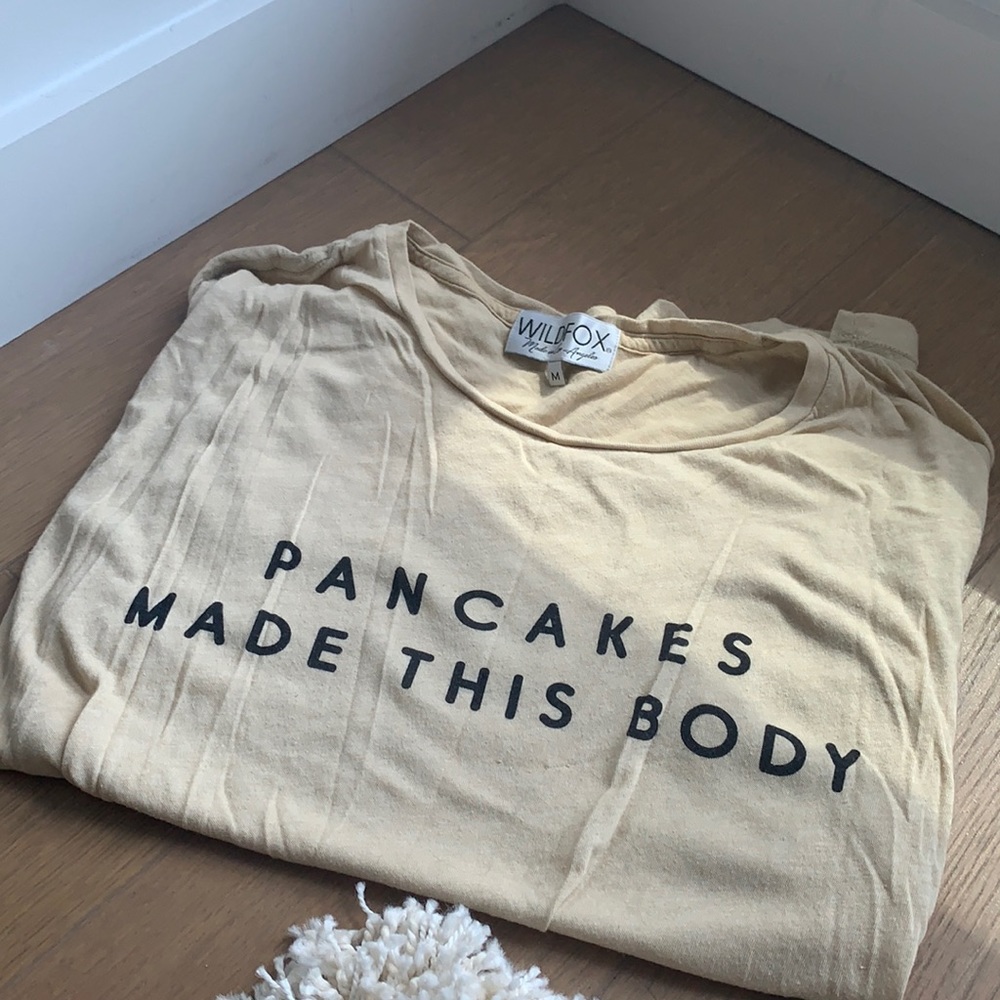 Wildfox Pancakes Made This Body Tshirt Size M